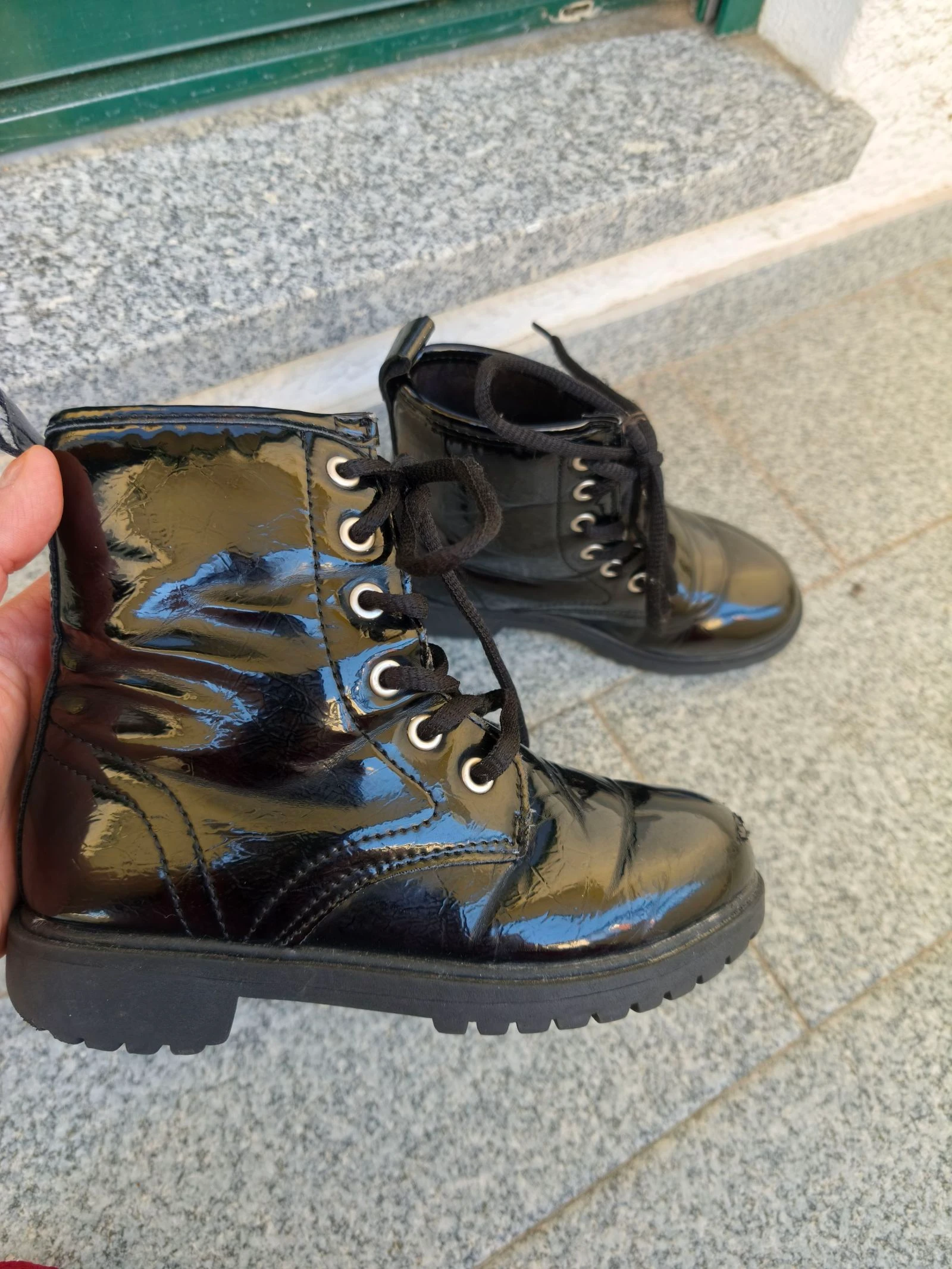 Botas militares Mo (Lacado/Negro) | Bottines – photo 2